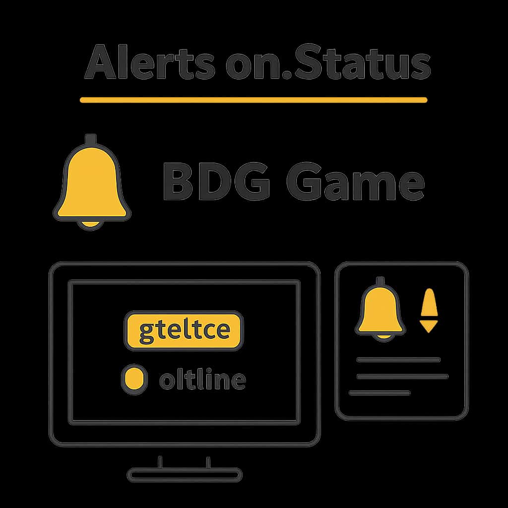 Illustration explaining BDG Game alert topics.