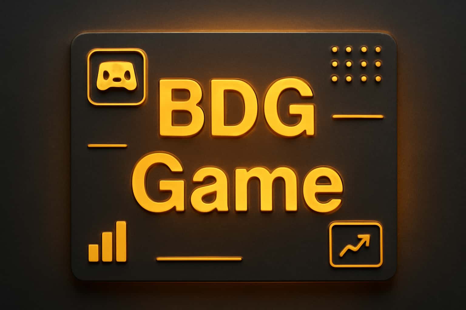An informational scene depicting updates related to the BDG Game.
