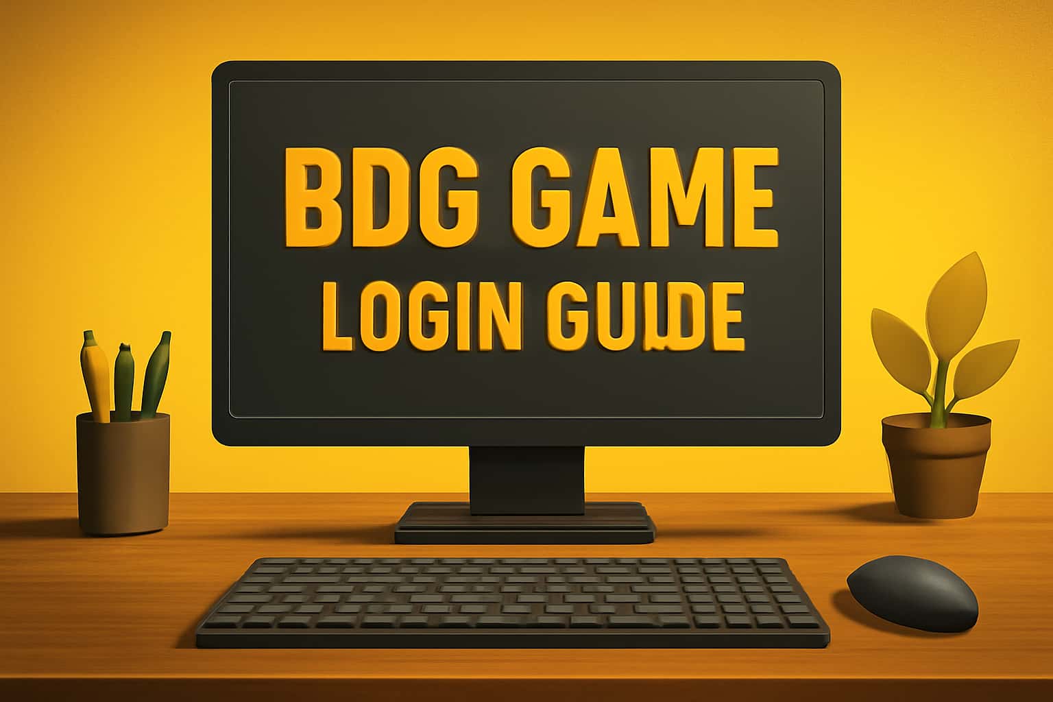 An information scene depicting the BDG Game Login Guide.