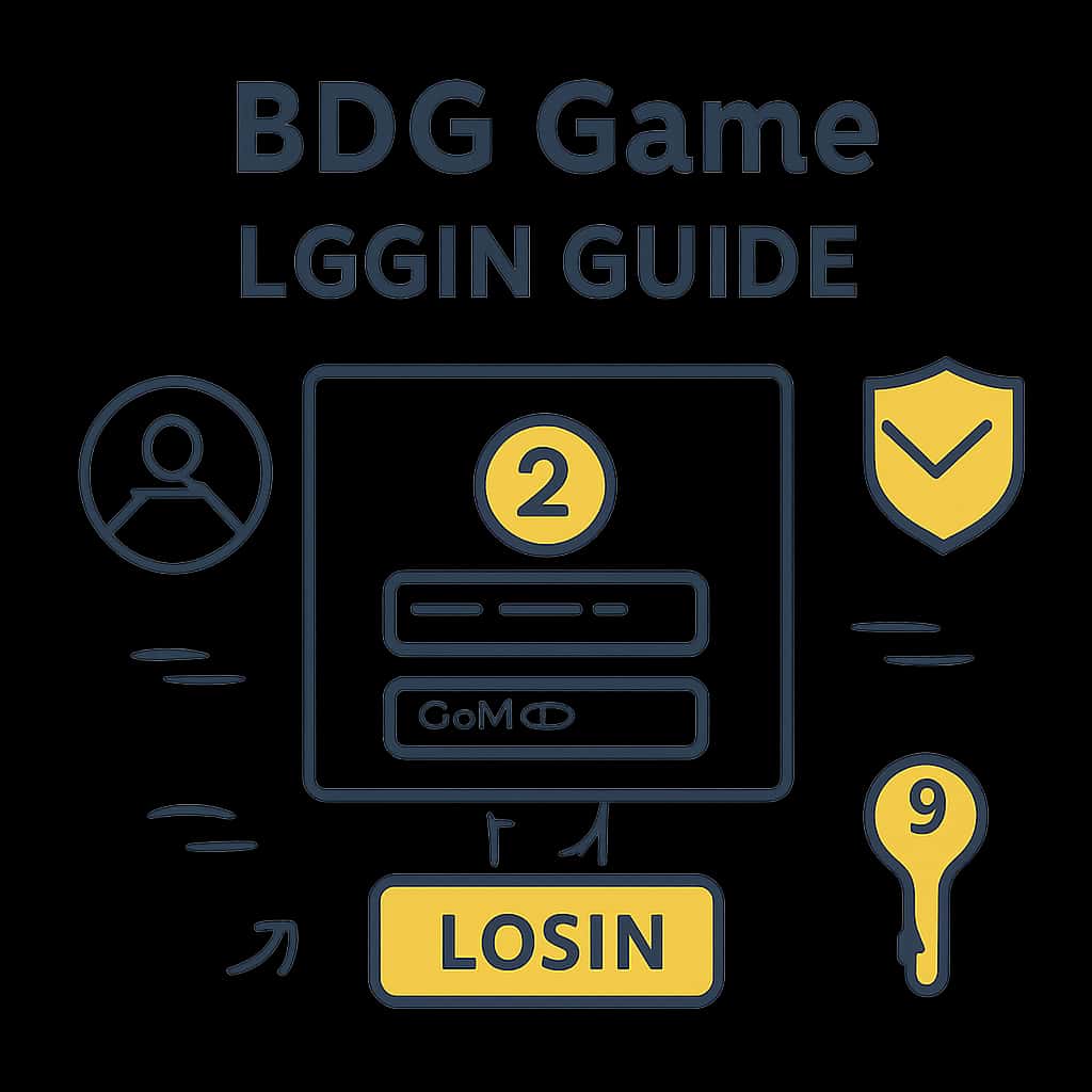 An illustration explaining the BDG Game Login process.
