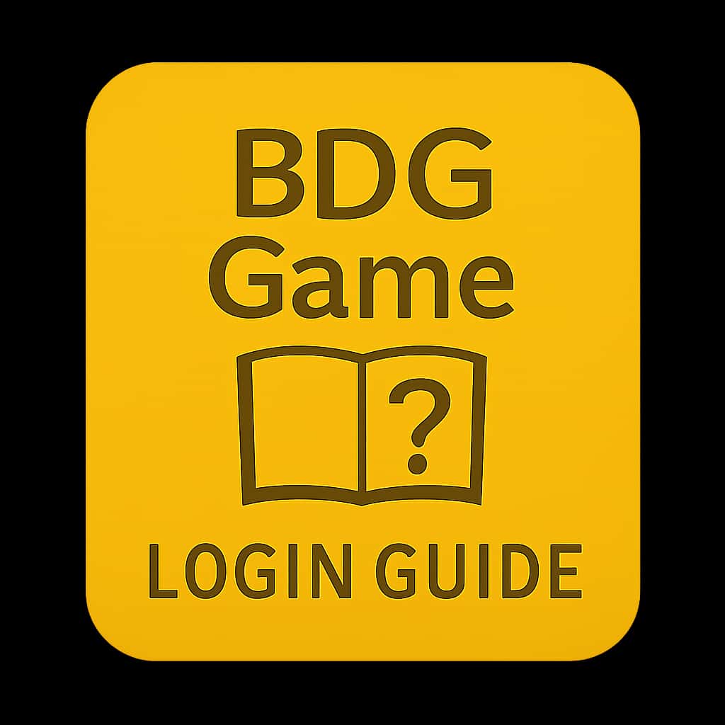 An icon representing the BDG Game Login Guide.