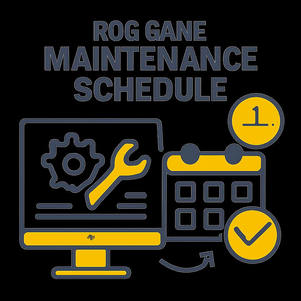 An educational diagram on BDG Game Maintenance Schedule.