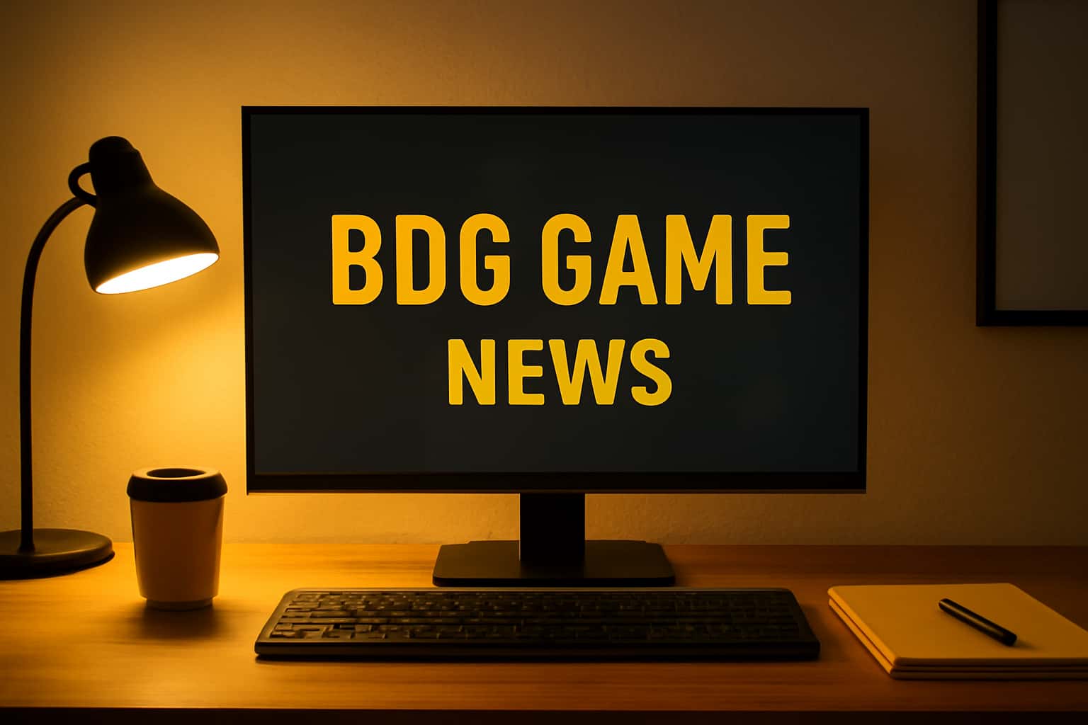 A futuristic banner showcasing the latest updates on BDG Game News.