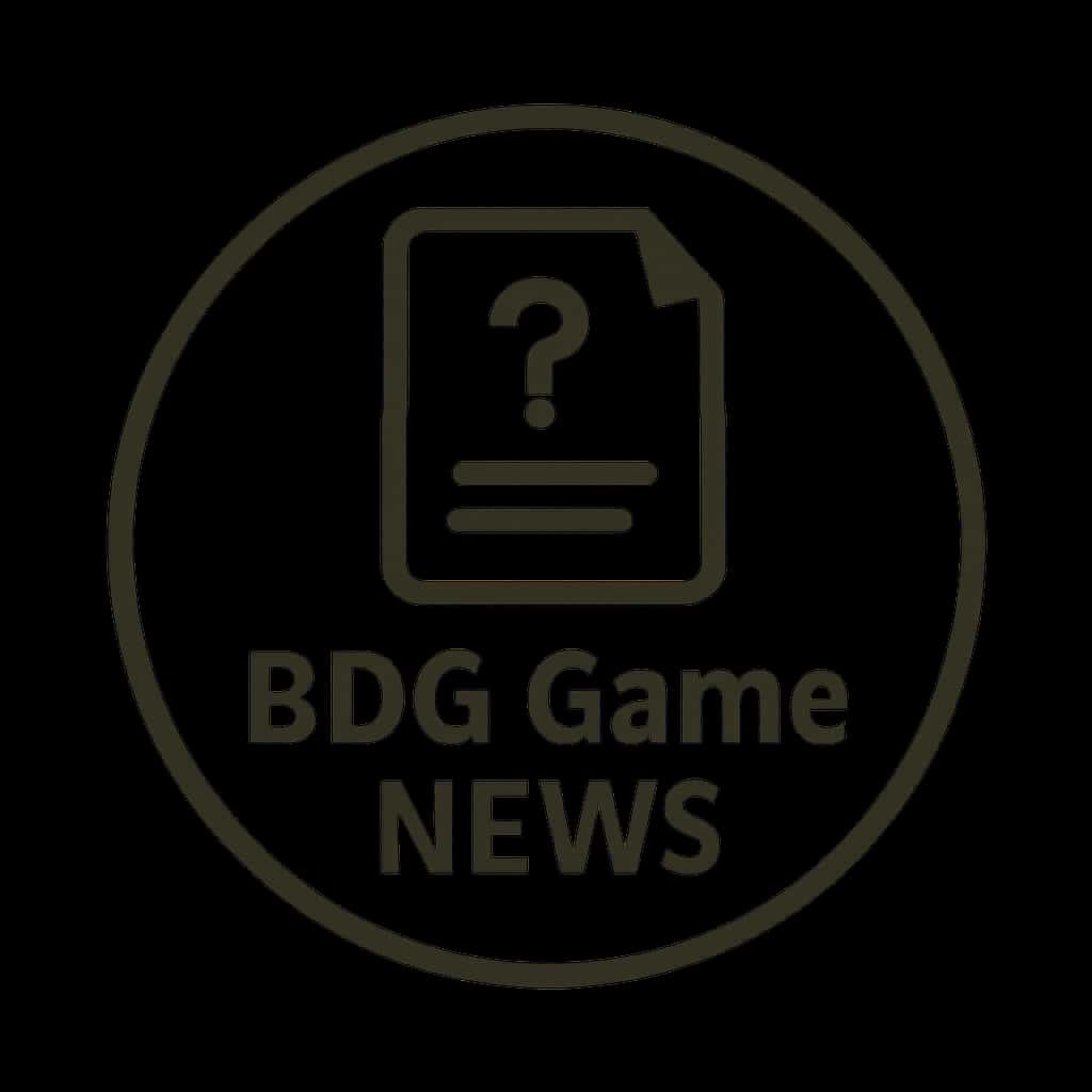 Icon representing BDG Game News with a modern design.