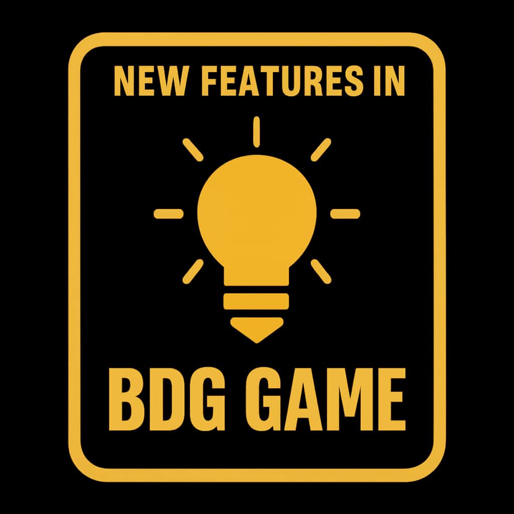 An icon representing the new features in BDG Game.