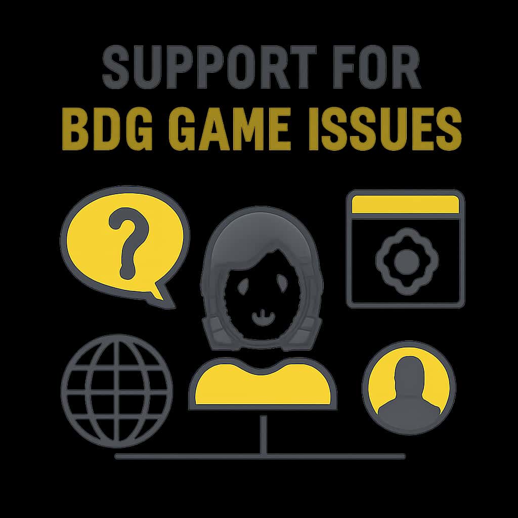 Illustration for BDG Game support issues.