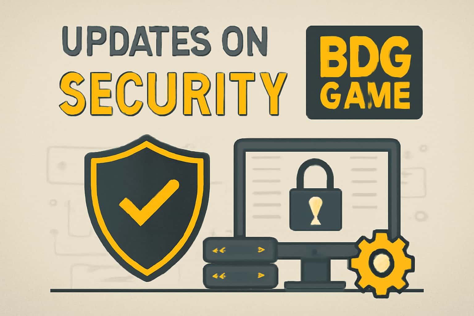 An informative scene about updates on BDG Game Security.